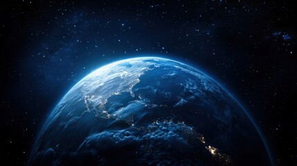 Obraz premium Earth in the vastness of Space