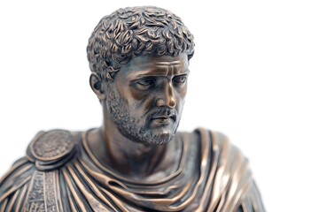 Obraz premium Ancient Roman Bronze Figurine with Fine Detailing