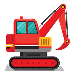 excavator vector