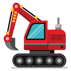 excavator vector