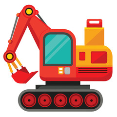 excavator vector