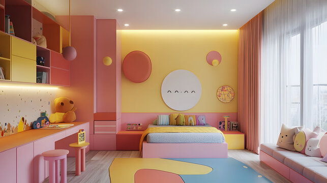 room, interior, bedroom, bed, home, furniture, house, design, sofa, lamp, wall, chair, living, hotel, window, table, luxury, decor, architecture, indoors, nursery, decoration, pillow, comfortable, nob