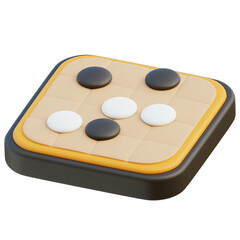 3D Board Game with Pieces