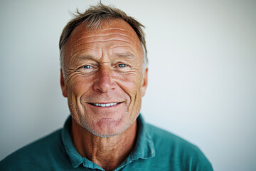 Fototapeta premium Happy Senior Man Smiling 