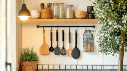 Modern Kitchen Utensil Organization