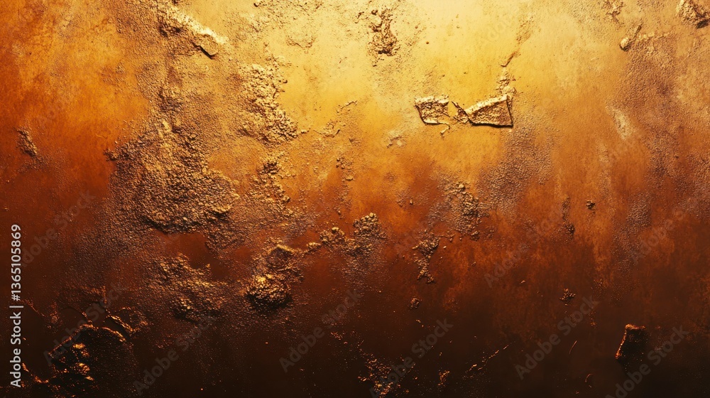 Poster golden texture background with abstract metallic grunge surface effect