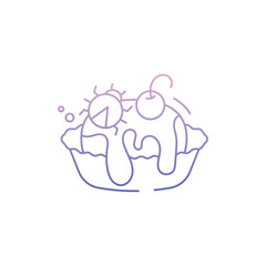 Food Prank Icon vector