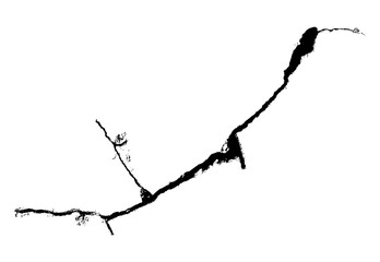 Cracks isolated transparent background png