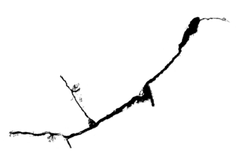 Cracks isolated transparent background png