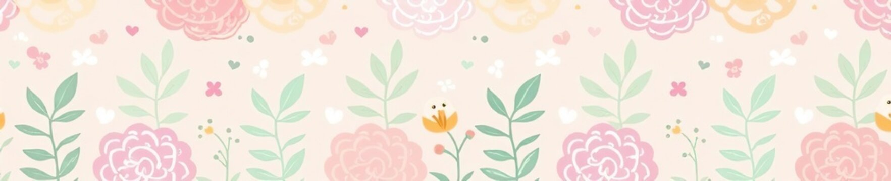 Fototapeta Minimalist vector style cartoon illustration of strie pattern wallpaper in soft pastel colors,  soft colors,  cartoon