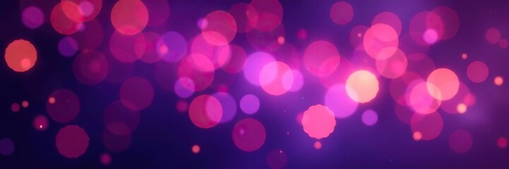 Shaped colorful light purple bokeh with blurred festive shining particles background,  decorations,  glowing