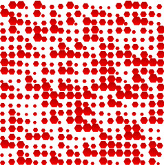 red Hexagon, red hexagon Pattern, texture for note or notebook. black sheet paper. mesh pattern. seamless  background. vector texture for note or notebook