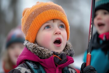 Newborn baby sleeps peacefully, pacifier in his mouth soothes him, his mom lies next to him in cozy bed, close-up.Goods for children. Beautiful simple AI generated image