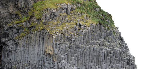 Basalt Columns at Reynisfjara Beach in Iceland