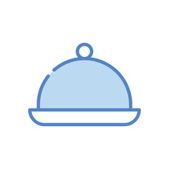Food Tray icon vector