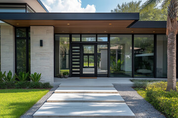 Modern Door Design, High Key Warmth