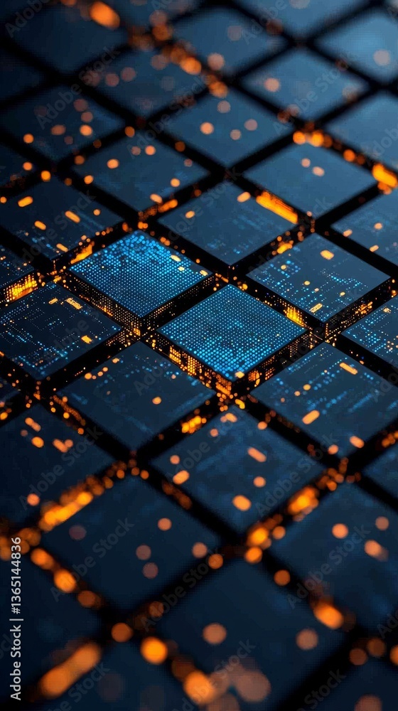 Aufkleber digital circuit board glimpses of innovation abstract technology visualization high-tech environment