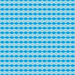 Blue Wave Geometric Pattern