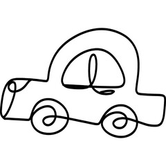 Fototapeta premium Line drawing.