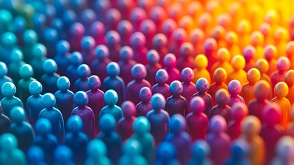 Diverse and Inclusive Community Celebrating Individual Differences