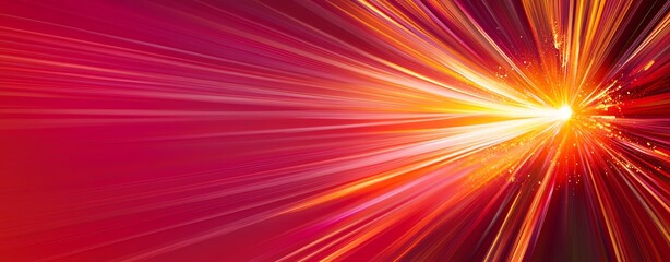 Obraz premium Abstract Speed Light Trails Creating Vibrant Energy and Motion Effect