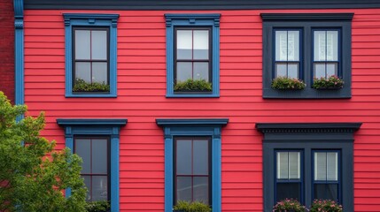Fototapeta premium Haverhill Architecture: Stunning Facades and City Details in Massachusetts