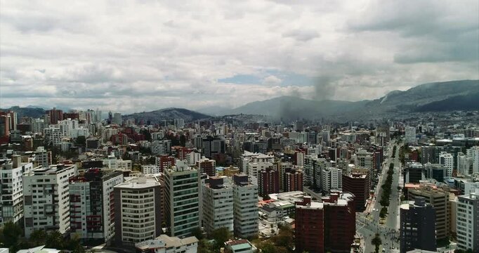 Striking aerial footage of the protests in Quito, Ecuador, during the October 2019 uprising. Captures the massive crowds, clashes, and tension in the streets in high quality.