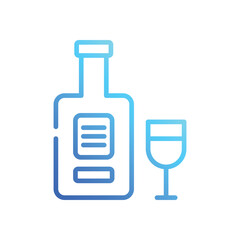 Vodka  icon vector