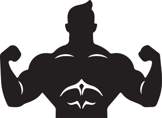 silhouette of a man in a black suit