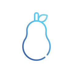 Pear  icon vector