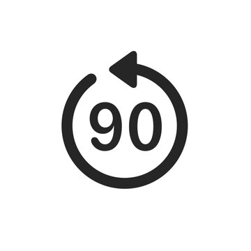 90 Degrees Logo