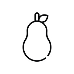 Pear  icon vector