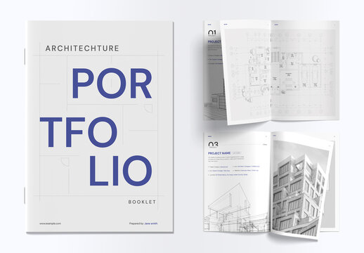 Architecture Portfolio Design Layout