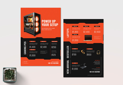 Product Catalog Flyer Layout Template