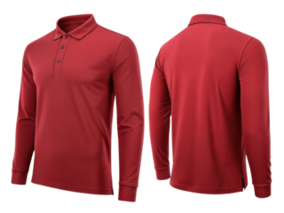 stylish red polo shirt template designed for comfort and versatility, perfect for casual or semi formal occasions