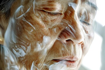 Obraz premium Metaphorical postural hypotension feelings of a aging. Postural hypotension - challenge in old age: abstract image of physical state. Senior recovery. Aging support. Age-related decline.