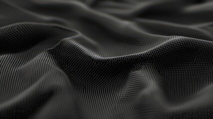 Naklejka premium Abstract Gray Textured Background with Undulating Waves and Dotted Pattern
