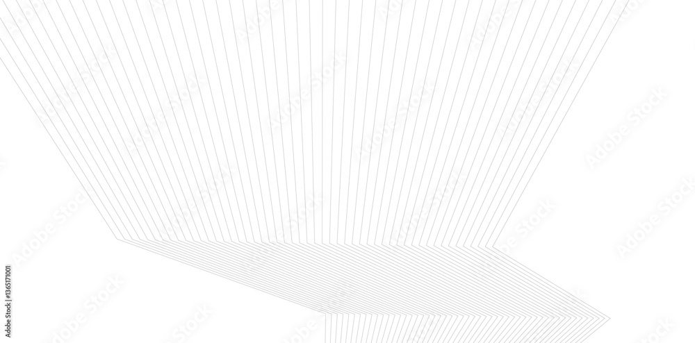 Poster minimalist abstract line art - geometric architecture and futuristic design - vector illustration