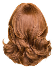 Naklejka premium Salon techniques for medium length hair indoor beauty tips cut out