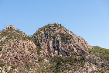 Mount Walsh, Mount Walsh National Park, Biggenden,  A prominent landmark in the Biggenden region is the granite bluff area of Mount Walsh which rises to 703 metres above sea level in the northern part