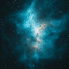 Obraz premium Celestial nebula swirls, cosmic dust, space background, digital art, website header