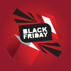 Um lettering promocional de Black Friday Sale