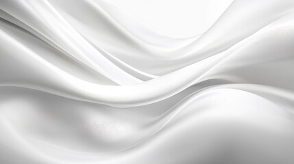 Fototapeta premium Elegant White Silk Fabric Texture