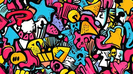 Obraz premium Colorful Organic Shapes