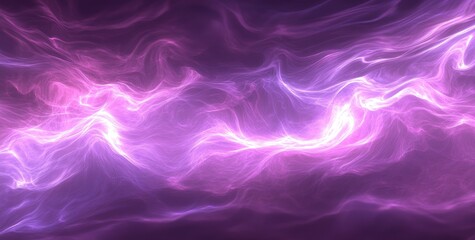 Obraz premium Abstract vibrant purple and pink energy waves
