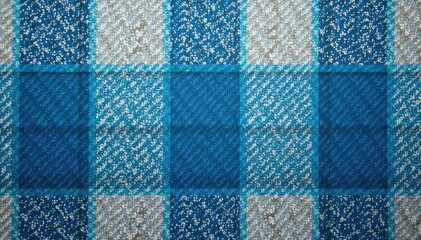 Subtle blue & grey glen plaid, soft repeat pattern, grey, elegant