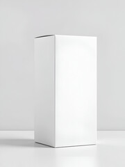 Blank White Product Box Mockup Packaging Design