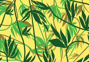 abstract leaves and branches pattern (20250217084635).eps