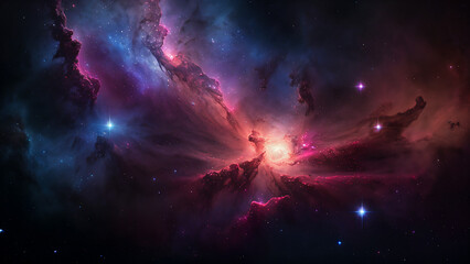 Fototapeta premium space galaxy background