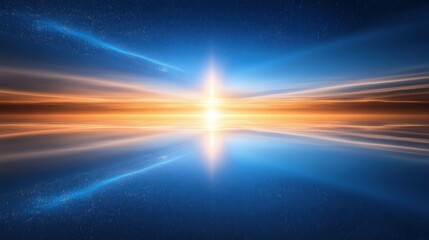 Celestial Sunrise Reflection